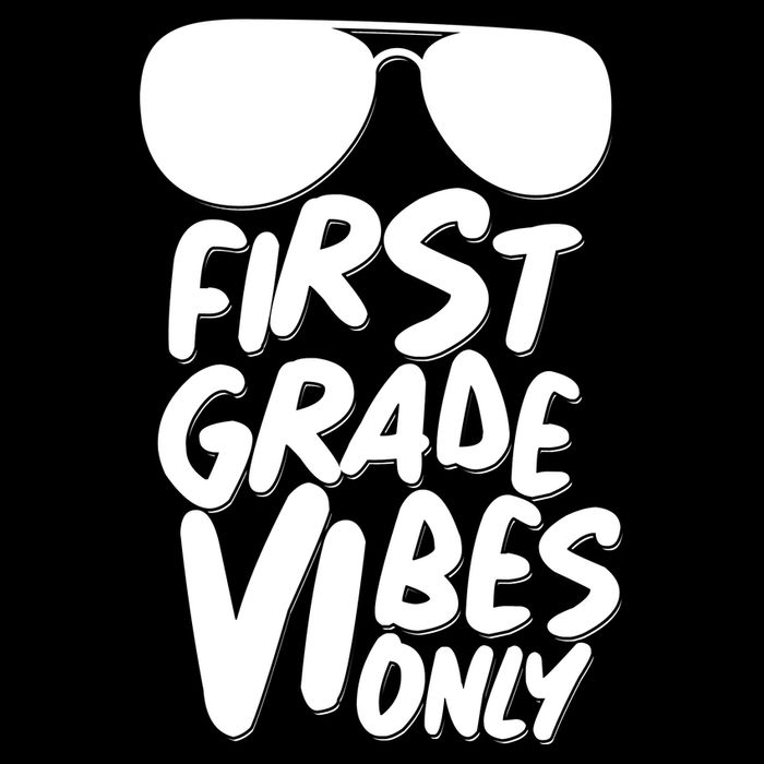 Cool First Grade Vibes Only Back to School 7-Panel Snapback Hat
