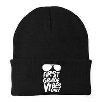 Cool First Grade Vibes Only Back to School Beanie