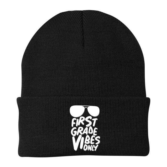Cool First Grade Vibes Only Back to School Beanie