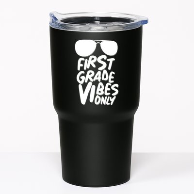 Cool First Grade Vibes Only Back to School Tumbler