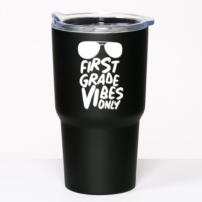 Cool First Grade Vibes Only Back to School Tumbler
