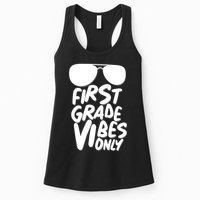 Cool First Grade Vibes Only Back to School Womens Tank Top