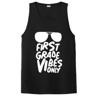 Cool First Grade Vibes Only Back to School PosiCharge Competitor Tank