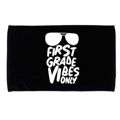 Cool First Grade Vibes Only Back to School Microfiber Hand Towel