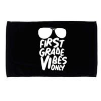Cool First Grade Vibes Only Back to School Microfiber Hand Towel