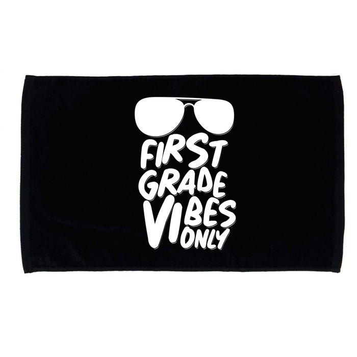 Cool First Grade Vibes Only Back to School Microfiber Hand Towel