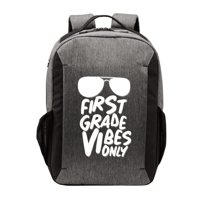Cool First Grade Vibes Only Back to School Vector Backpack