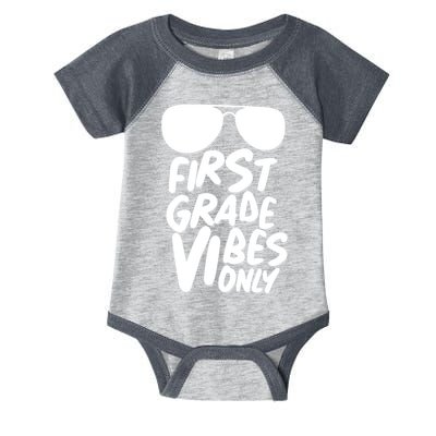 Cool First Grade Vibes Only Back to School Infant Baby Jersey Bodysuit