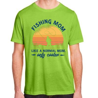 Cool Fishing Mom Adult ChromaSoft Performance T-Shirt