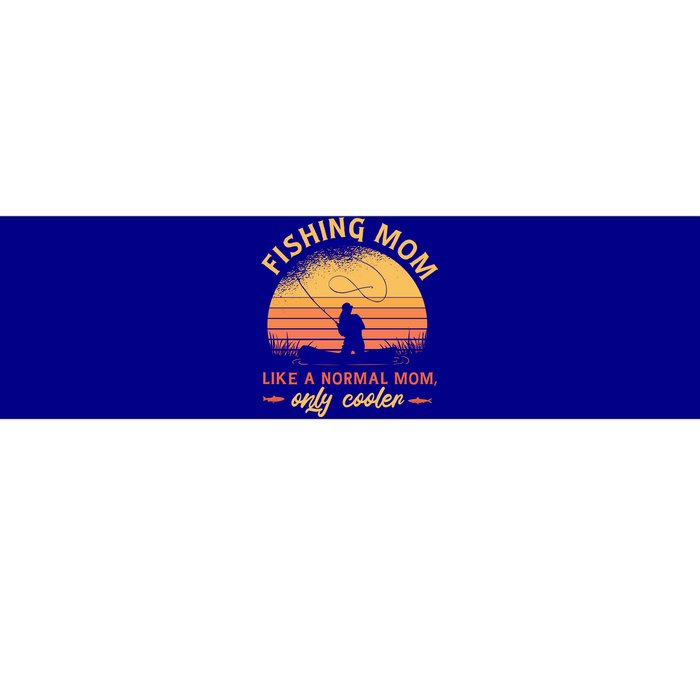 Cool Fishing Mom Bumper Sticker