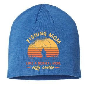 Cool Fishing Mom Sustainable Beanie