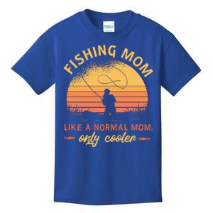 Cool Fishing Mom Kids T-Shirt