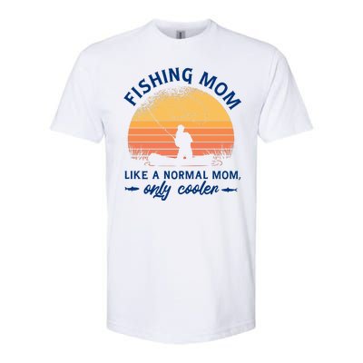 Cool Fishing Mom Softstyle CVC T-Shirt