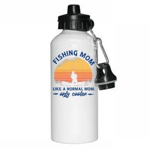 Cool Fishing Mom Aluminum Water Bottle