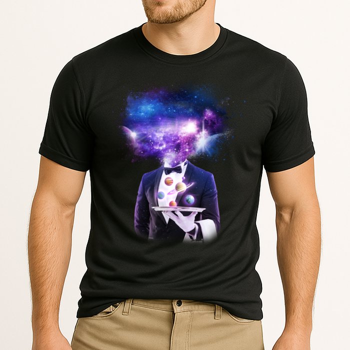 Cool Galaxy Space Head Performance Shirt