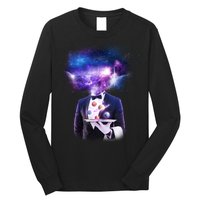 Cool Galaxy Space Head Long Sleeve Shirt