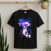 Cool Galaxy Space Head T-Shirt