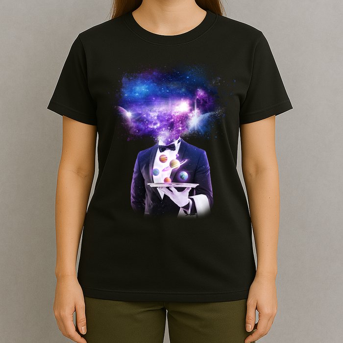 Cool Galaxy Space Head T-Shirt