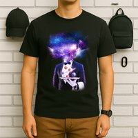 Cool Galaxy Space Head T-Shirt