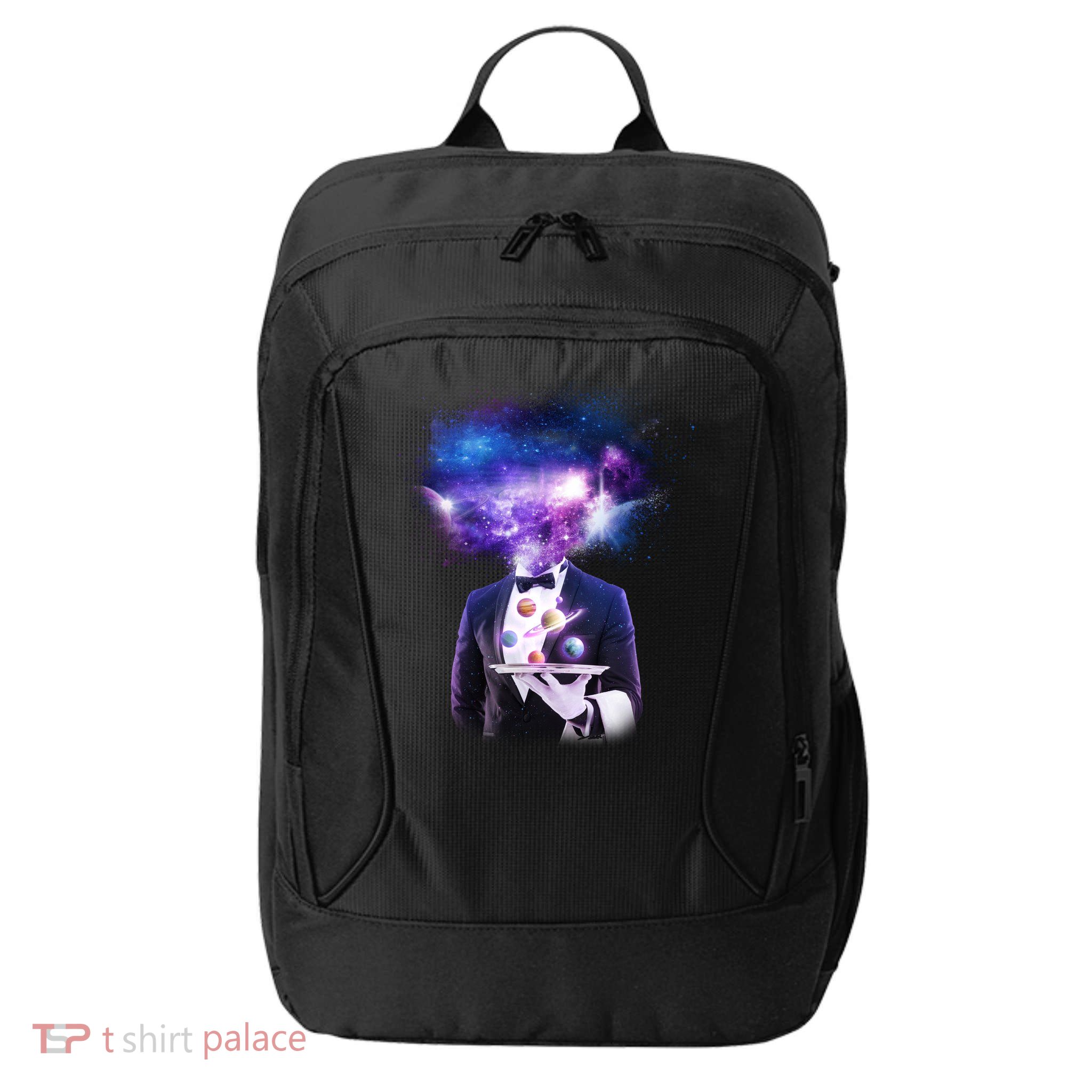Cool Galaxy Space Head City Backpack