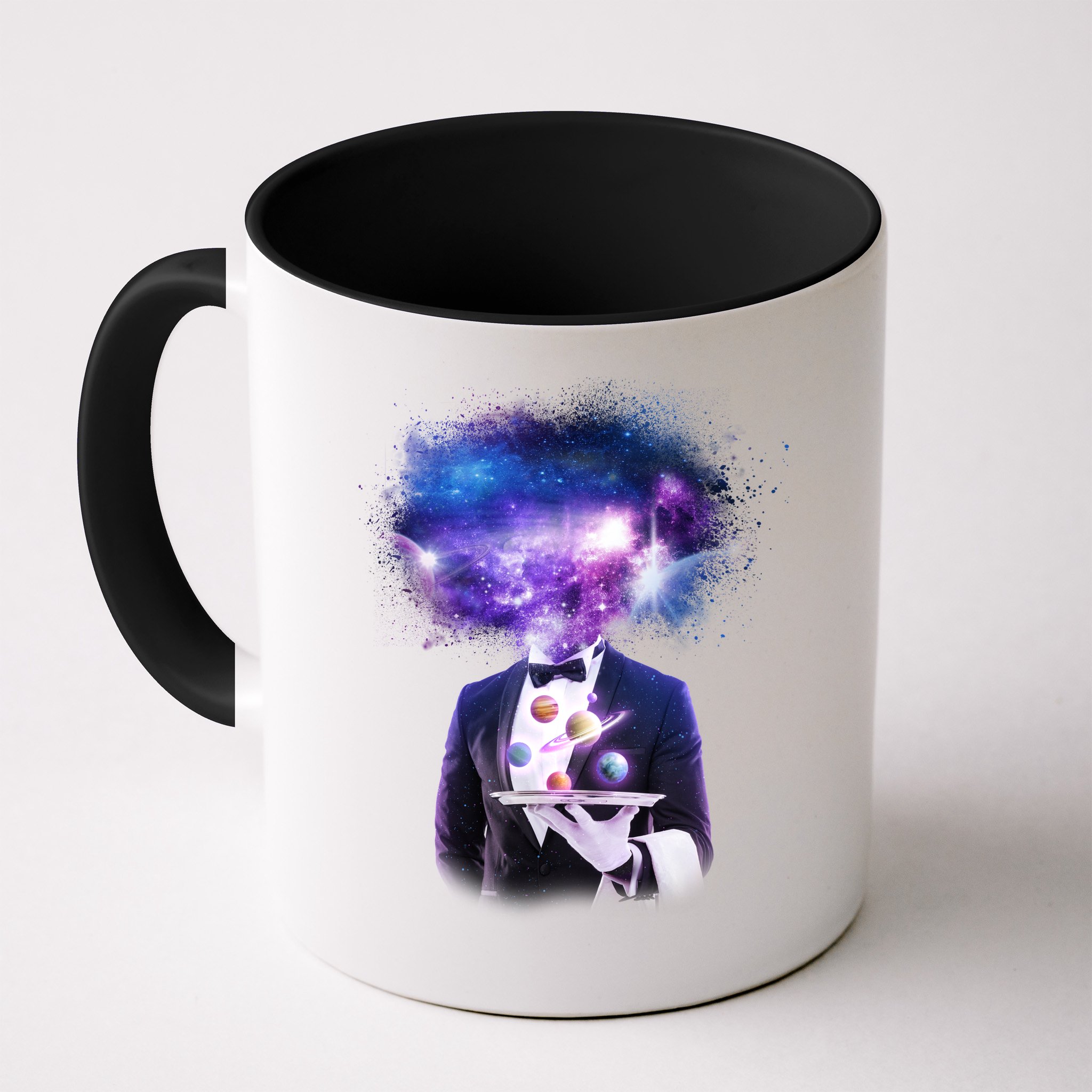 Cool Galaxy Space Head Mug