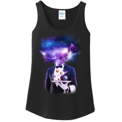 Cool Galaxy Space Head Ladies Essential Tank