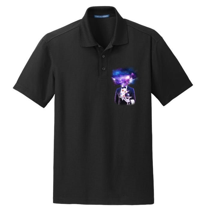 Cool Galaxy Space Head Dry Zone Grid Polo