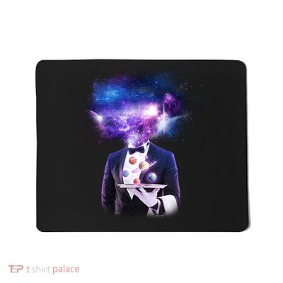 Cool Galaxy Space Head Mousepad
