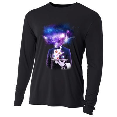 Cool Galaxy Space Head Cooling Performance Long Sleeve Crew