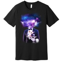 Cool Galaxy Space Head Premium T-Shirt