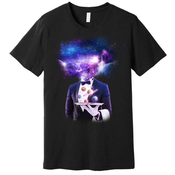 Cool Galaxy Space Head Premium T-Shirt