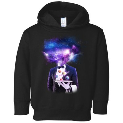 Cool Galaxy Space Head Toddler Hoodie