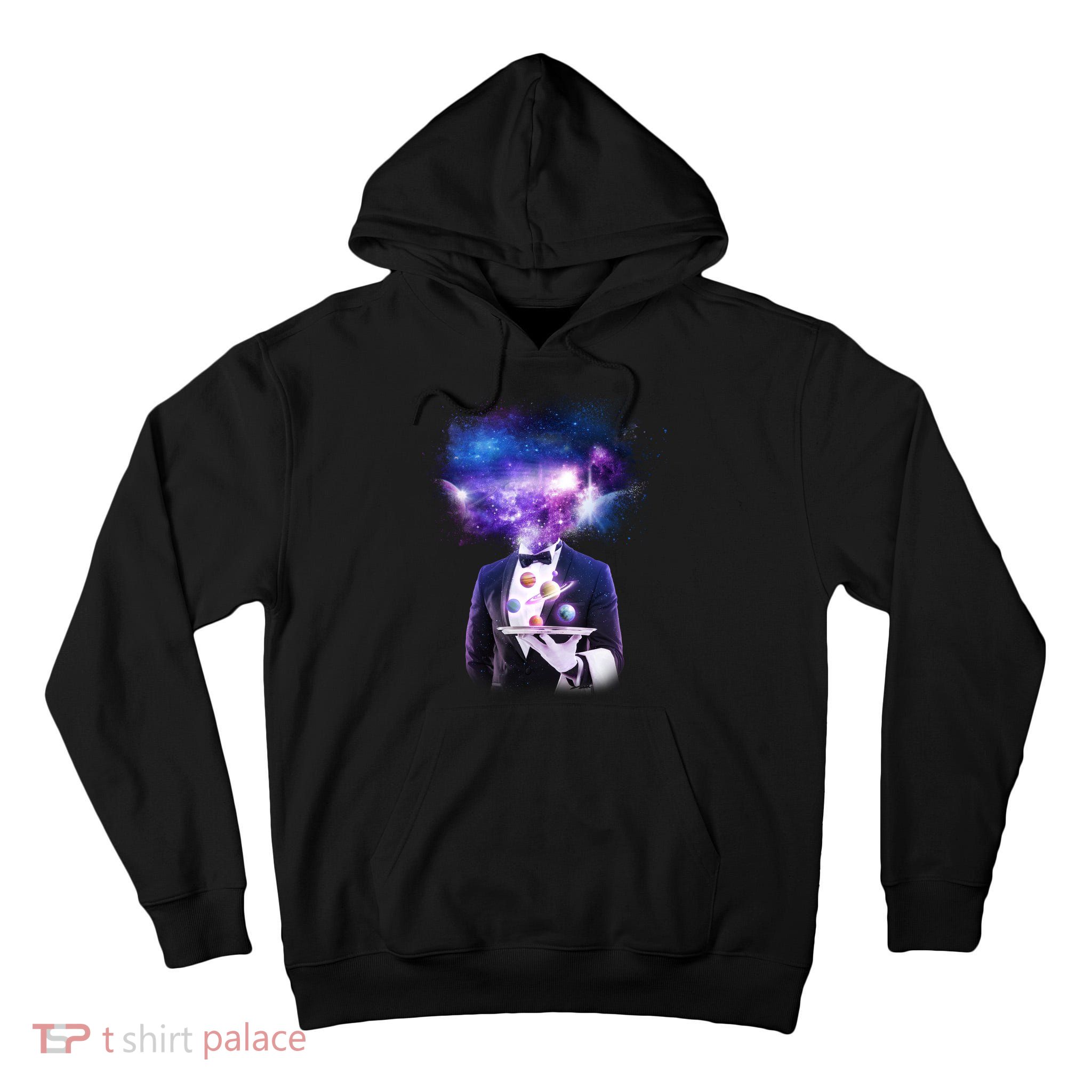 Cool Galaxy Space Head Tall Hoodie