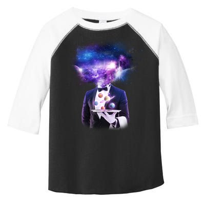 Cool Galaxy Space Head Toddler Fine Jersey T-Shirt