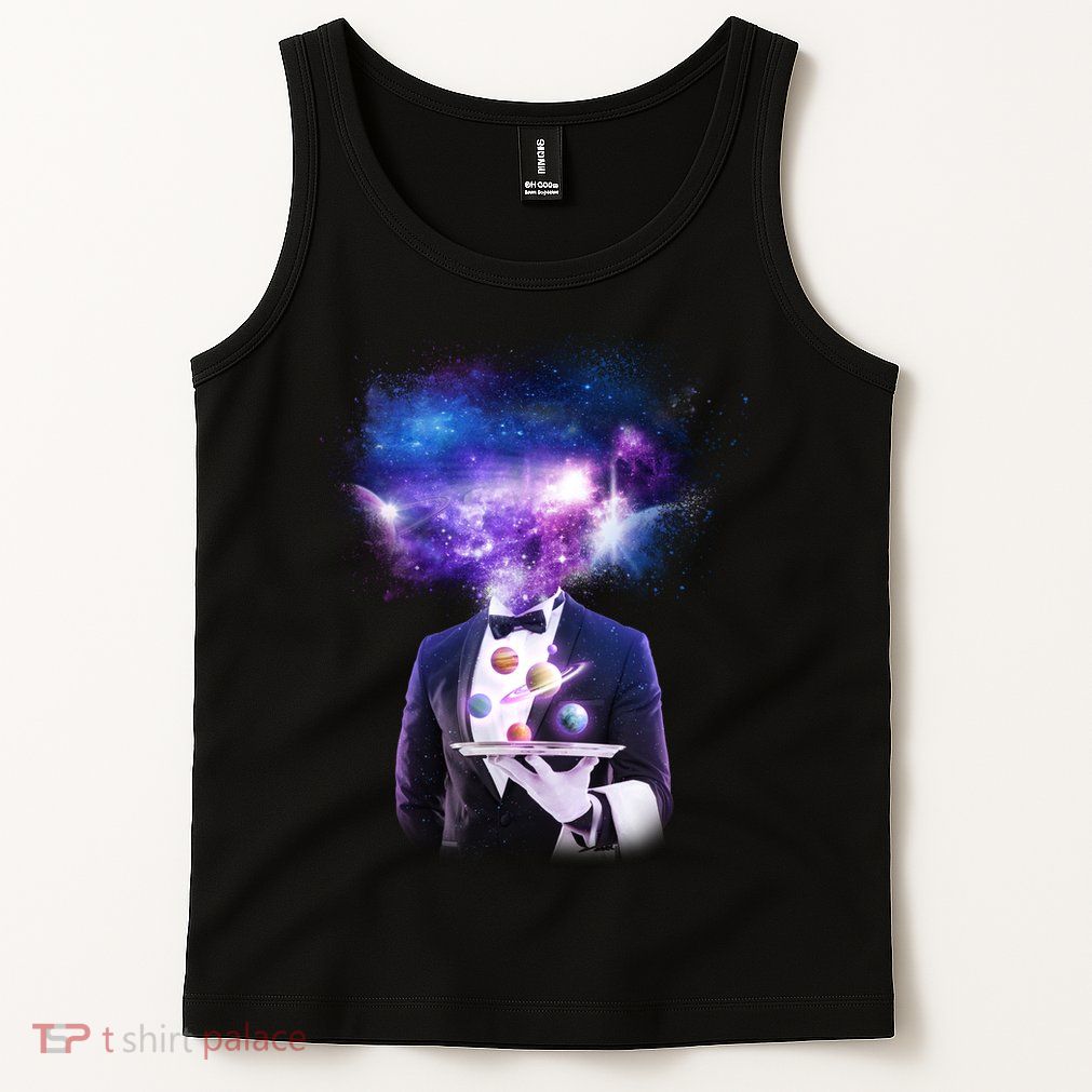 Cool Galaxy Space Head Tank Top