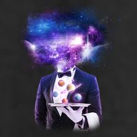 Cool Galaxy Space Head Golf Towel
