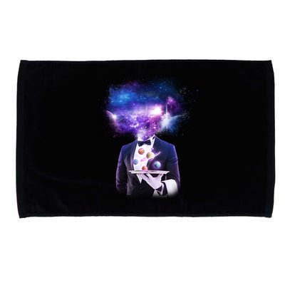 Cool Galaxy Space Head Microfiber Hand Towel