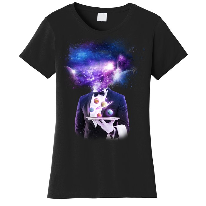 Cool Galaxy Space Head Women's T-Shirt