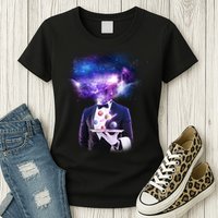 Cool Galaxy Space Head Womens T-Shirt