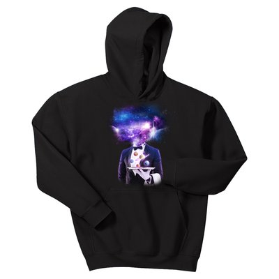 Cool Galaxy Space Head Kids Hoodie