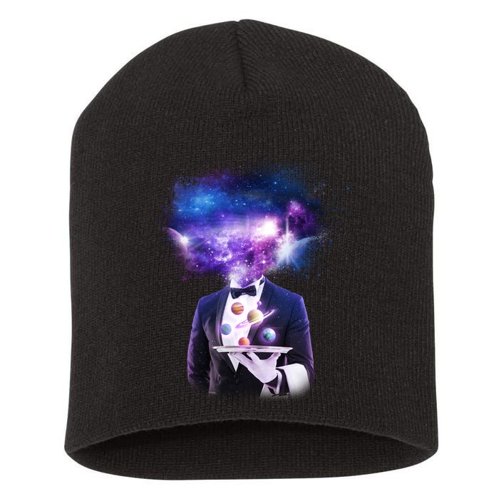 Cool Galaxy Space Head Short Acrylic Beanie