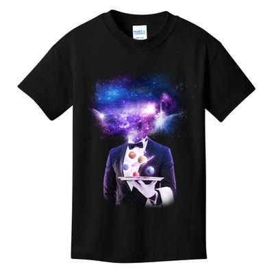 Cool Galaxy Space Head Kids T-Shirt