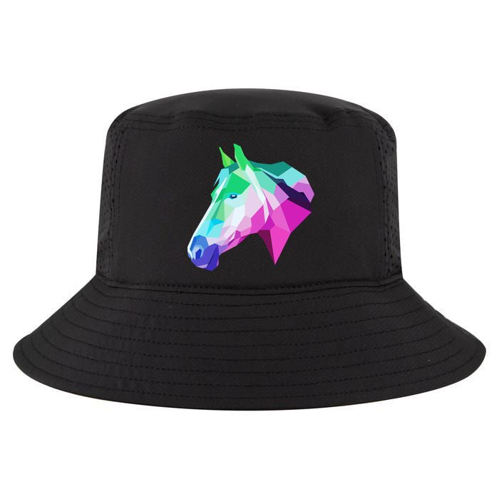 Cool Geometric Horse Cool Comfort Performance Bucket Hat