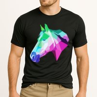 Cool Geometric Horse Cooling Performance Crew T-Shirt
