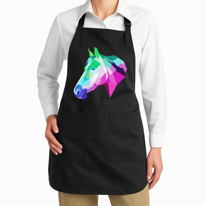 Cool Geometric Horse Apron