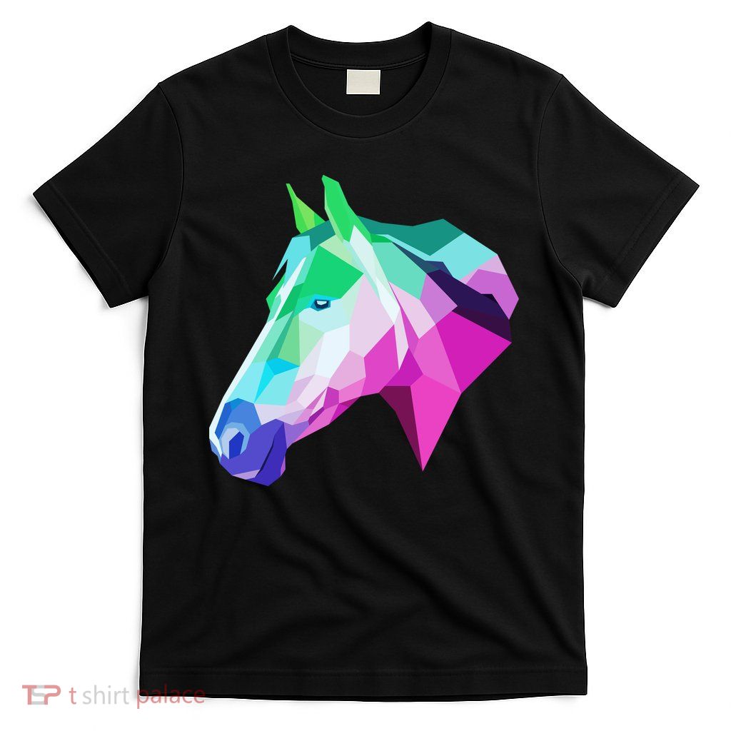 Cool Geometric Horse T-Shirt