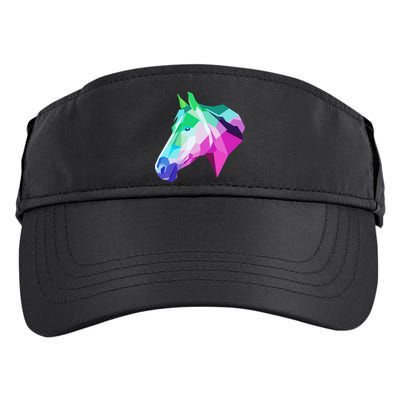 Cool Geometric Horse Adult Drive Performance Visor