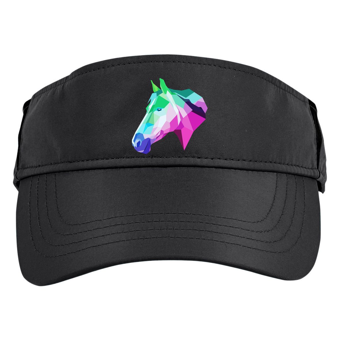 Cool Geometric Horse Adult Drive Performance Visor