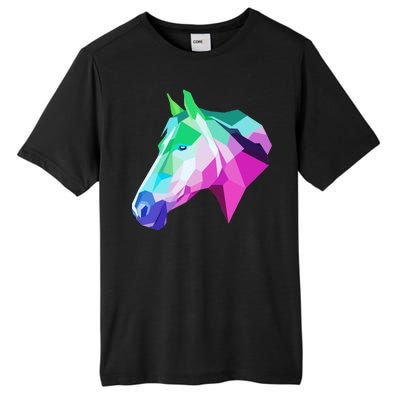 Cool Geometric Horse Tall Fusion ChromaSoft Performance T-Shirt