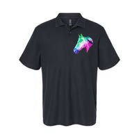 Cool Geometric Horse Softstyle Adult Sport Polo